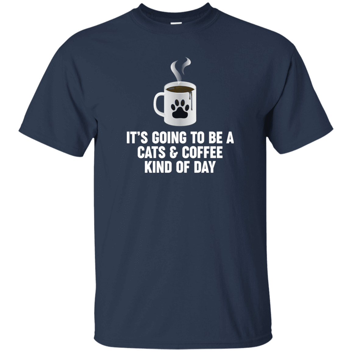 Cats And Coffee - T Shirt.