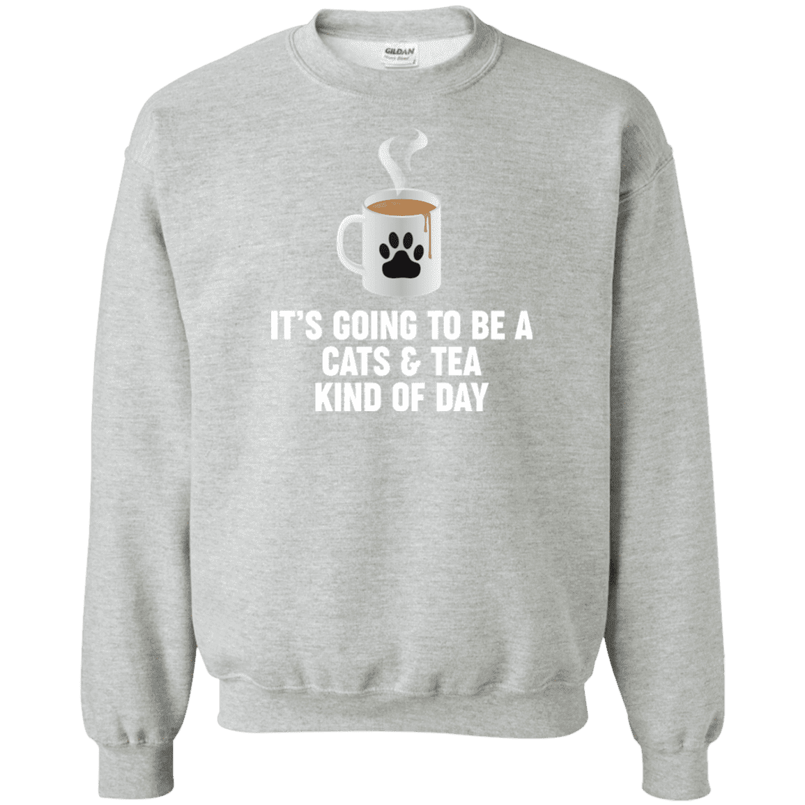 Cats And Tea - Sweatshirt.