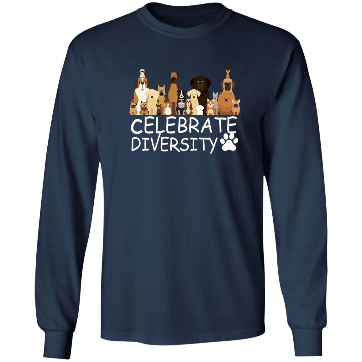 Celebrate Diversity - Long Sleeve T Shirt.