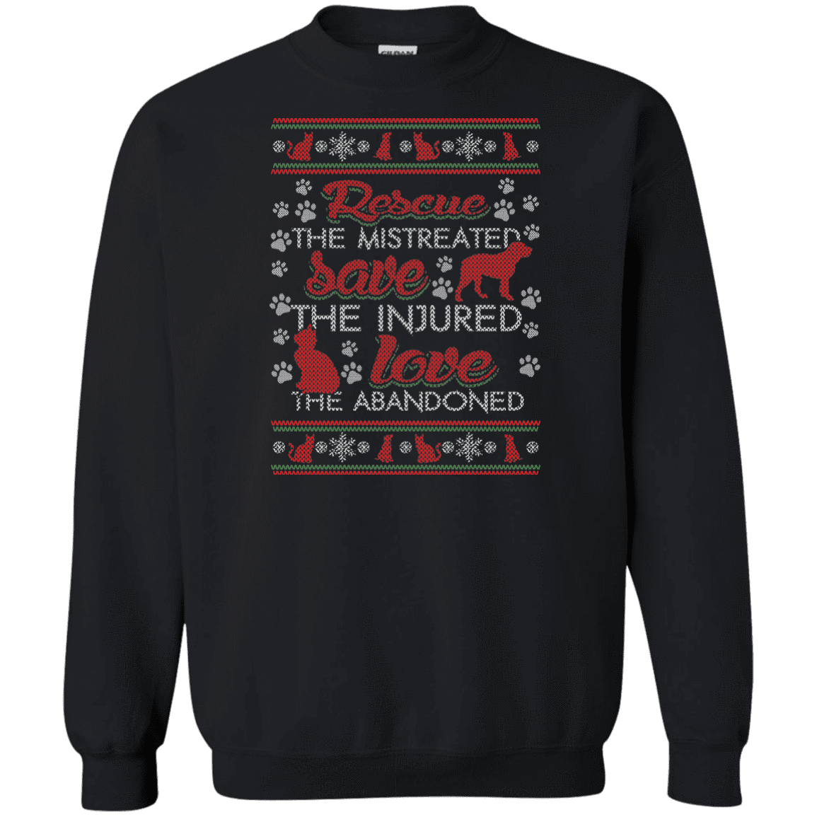 Christmas Rescue Save Love  - Sweatshirt.