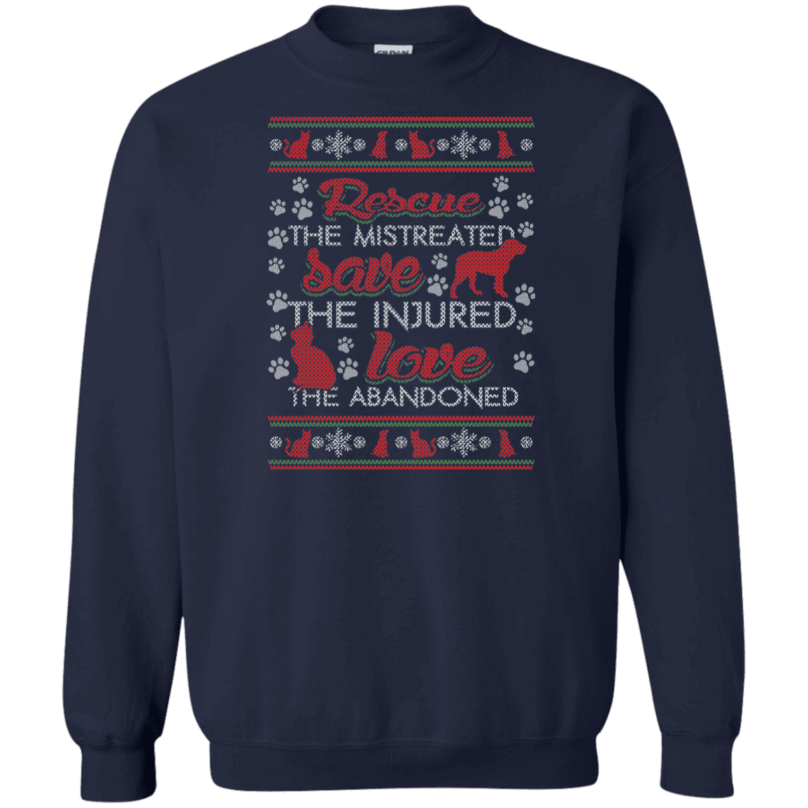 Christmas Rescue Save Love  - Sweatshirt.