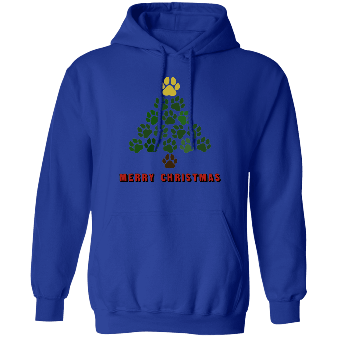 Christmas Tree Paws - Hoodie Rescuers Club