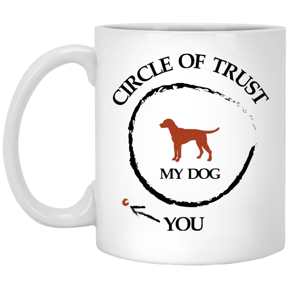 Circle Of Trust Dog - Mugs.