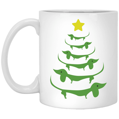 Dog Christmas Tree - Mugs.