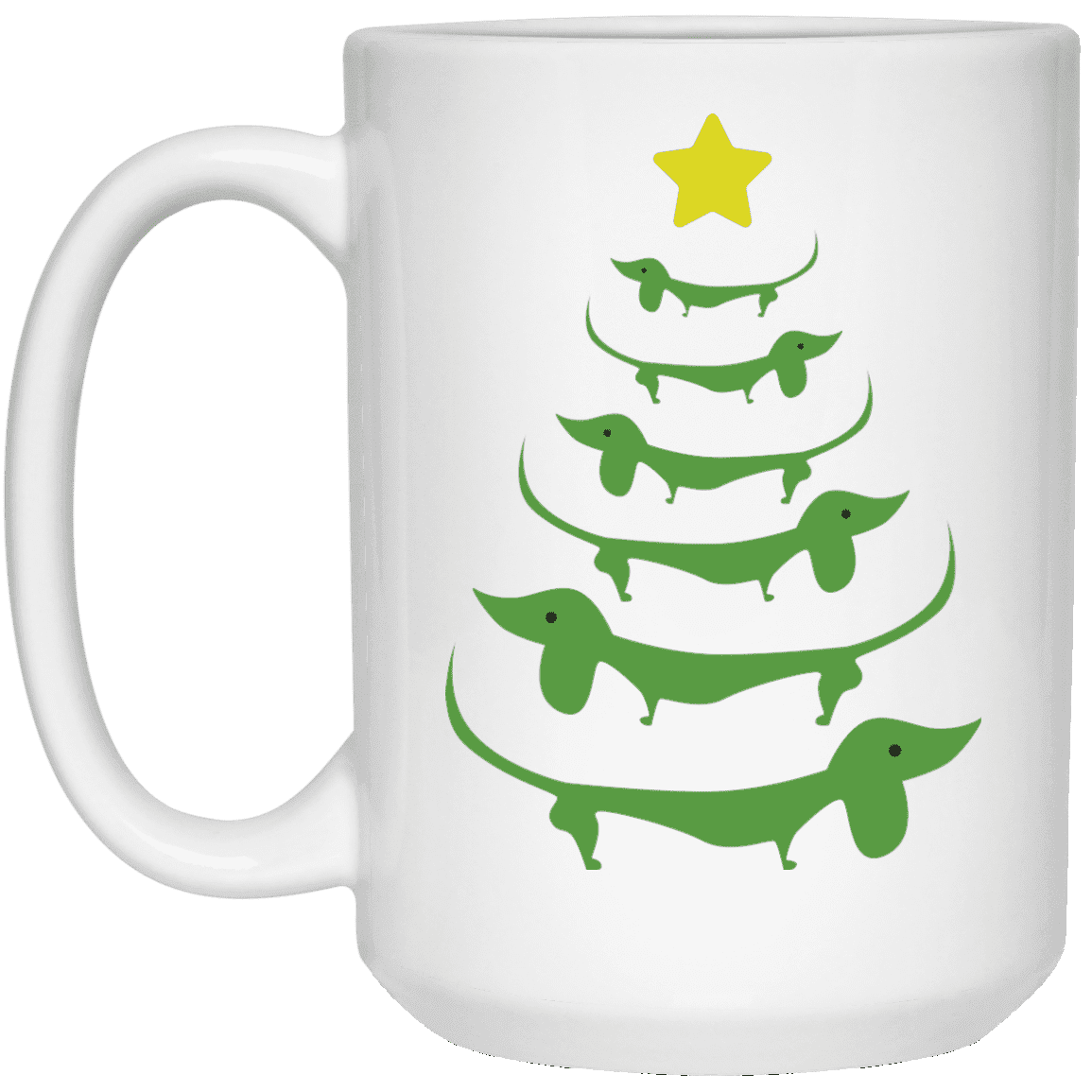 Dog Christmas Tree - Mugs.