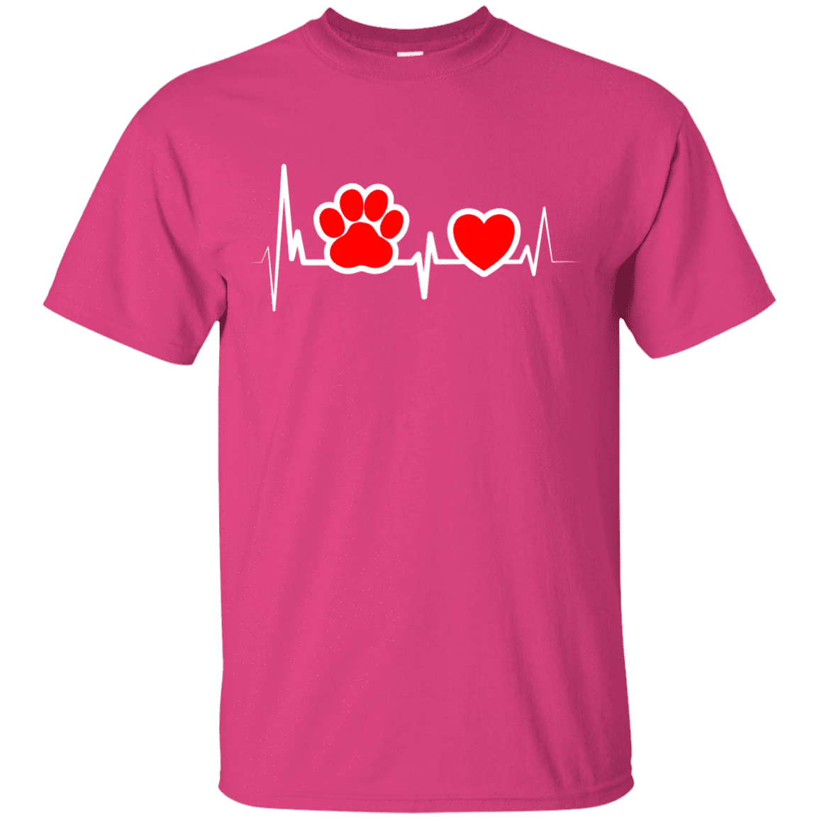 Dog Heartbeat - T Shirt – Rescuers Club