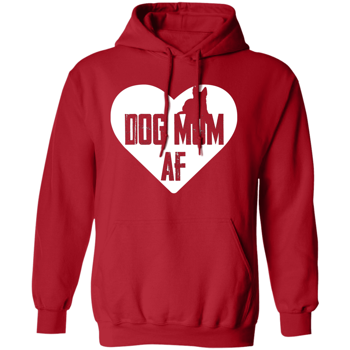 Dog Mom AF - Hoodie.