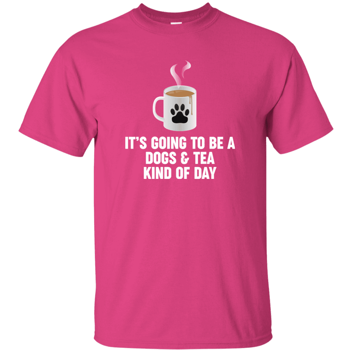 Dogs And Tea - T Shirt.