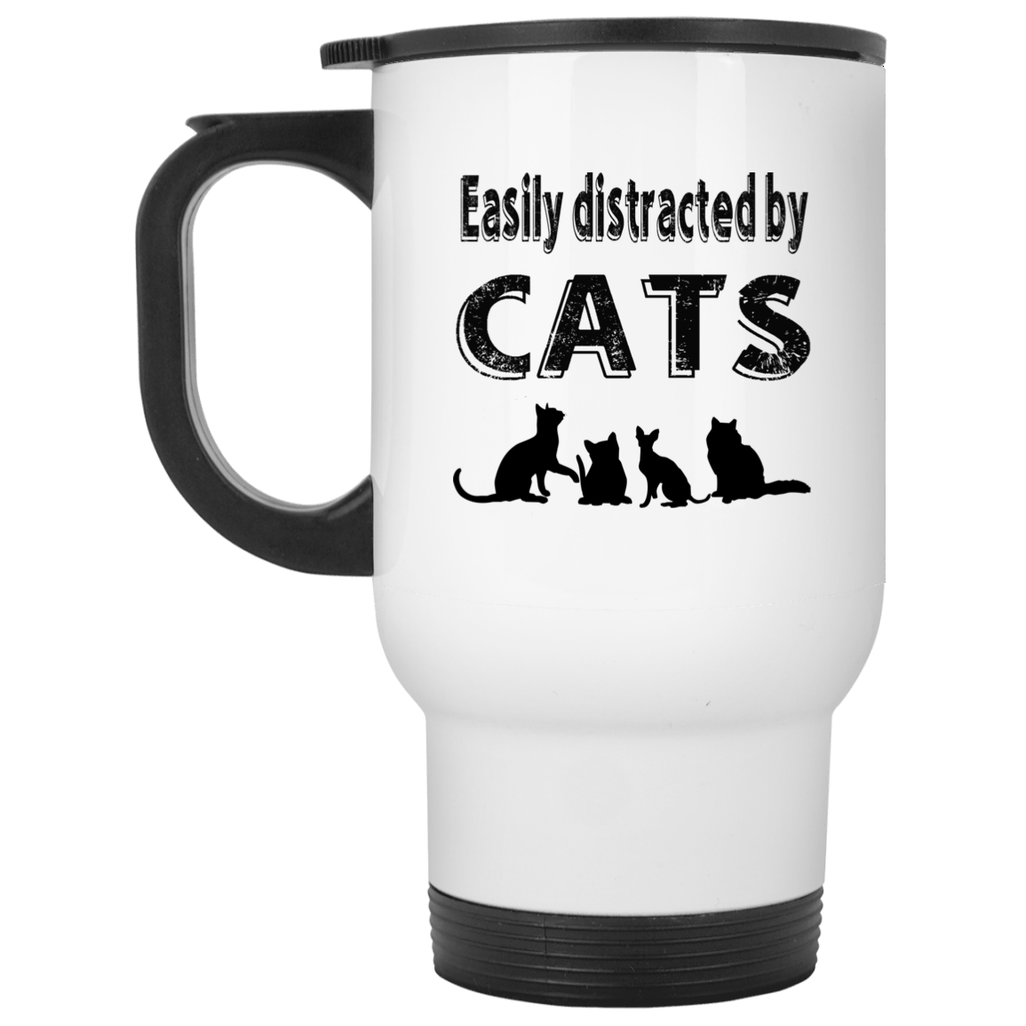Easily Distracted By Cats - Mugs.