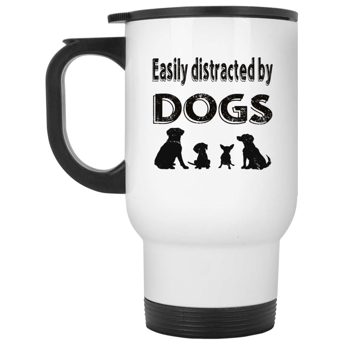 Easily Distracted By Dogs - Mugs.