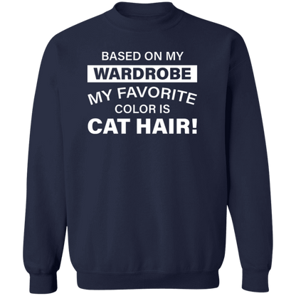 Favorite Color Cat Hair - Sweatshirt.
