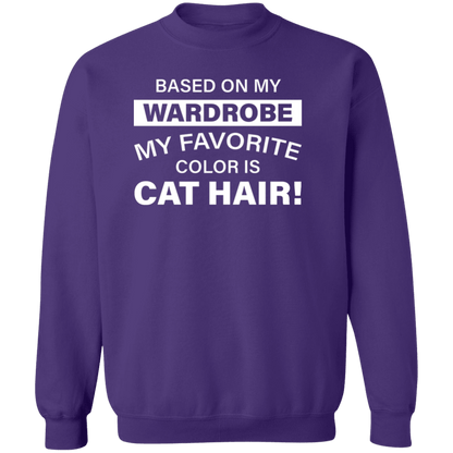 Favorite Color Cat Hair - Sweatshirt.