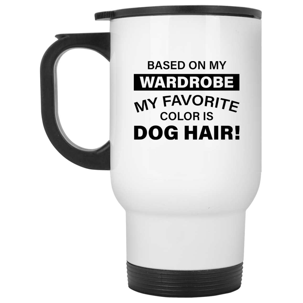 Favorite Color Dog Hair - Mugs.