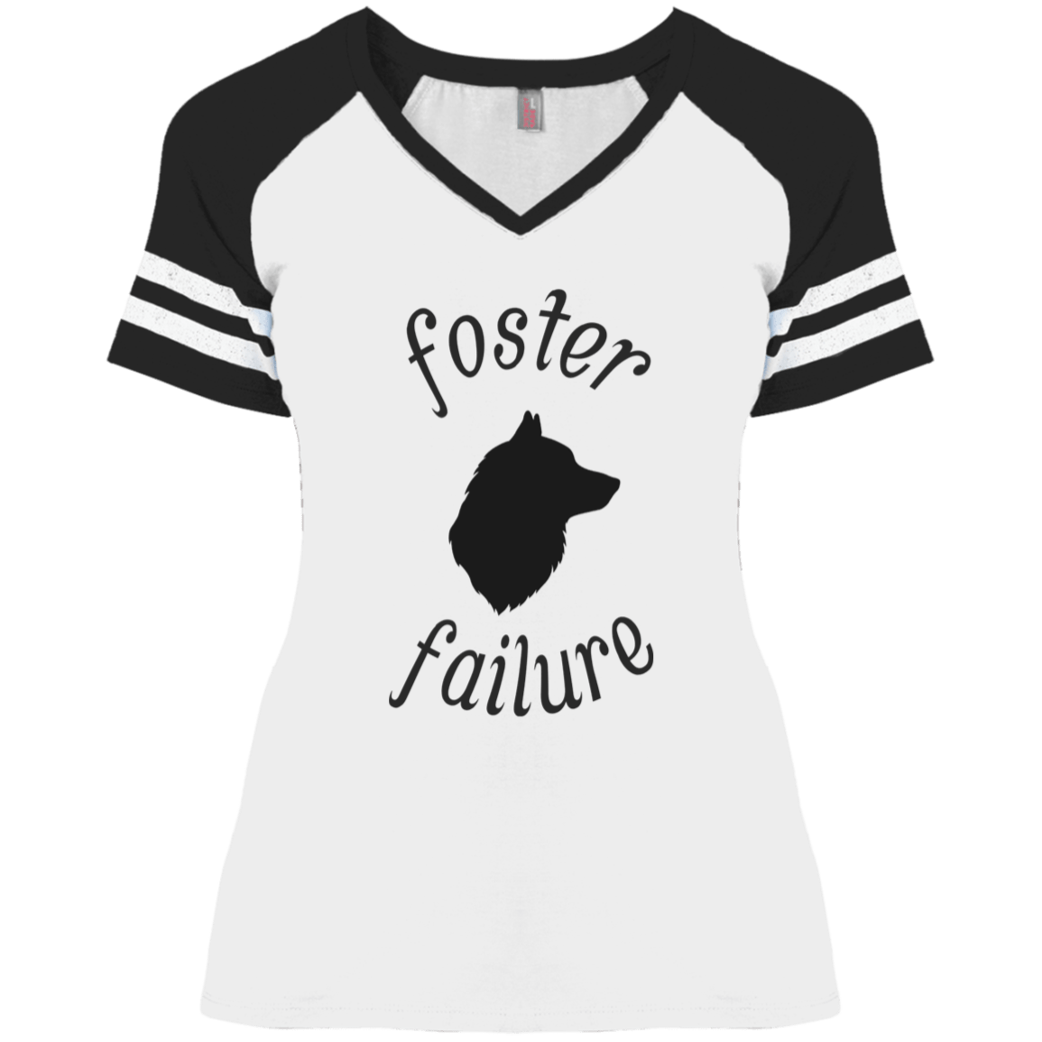 Foster Failure Dog - Ladies Varsity V-Neck.