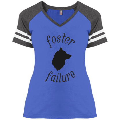 Foster Failure Dog - Ladies Varsity V-Neck.