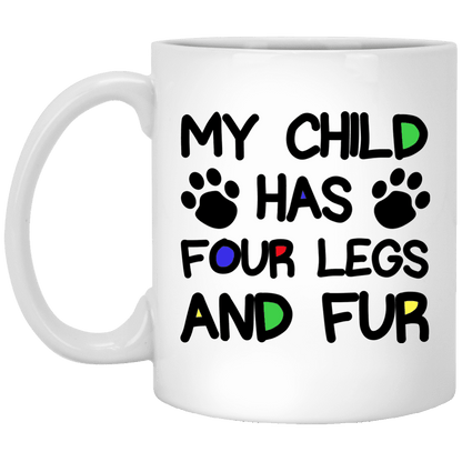 Four Legs And Fur - Mugs.