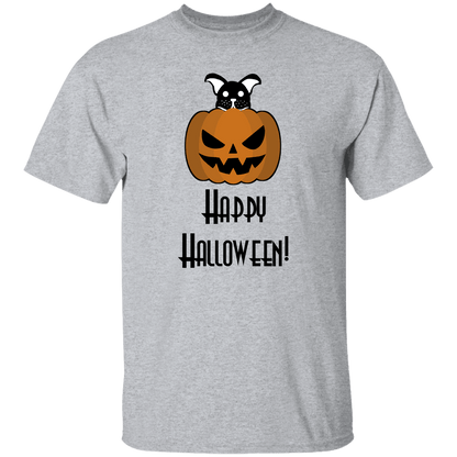 Halloween Pumpkin Dog - T-Shirt.