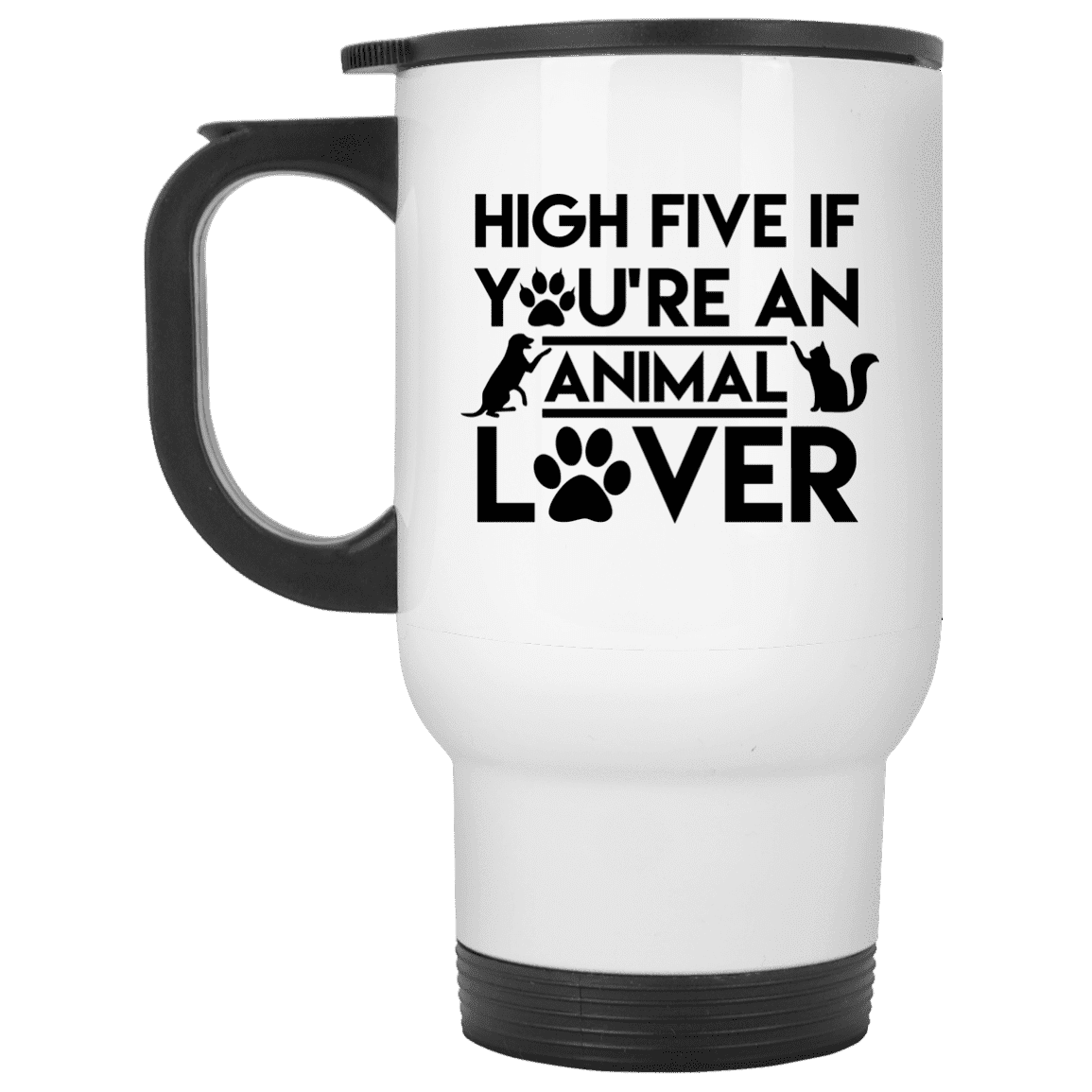 High Five If You're An Animal Lover - Mugs.