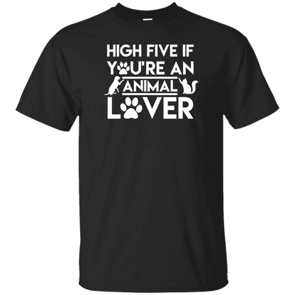High Five If You're An Animal Lover - Youth T Shirt.