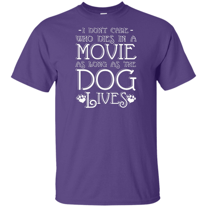 I Don't Care Who Dies In A Movie - Youth T Shirt.