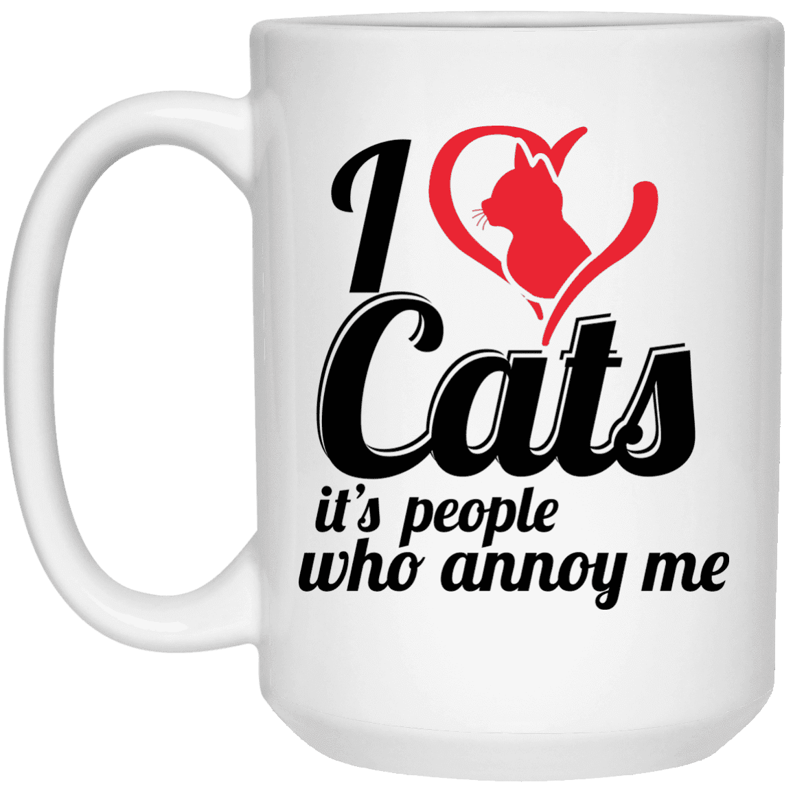 I Love Cats - Mugs.