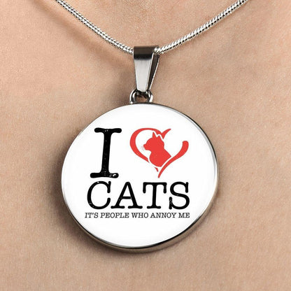 I Love Cats - Pendant.