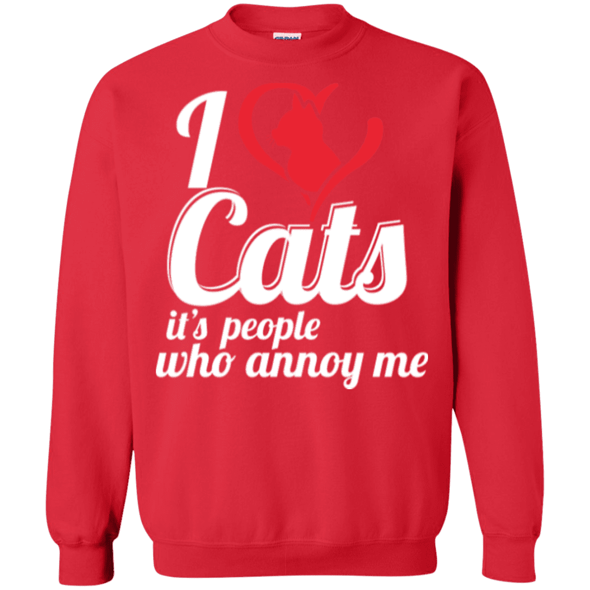 I Love Cats - Sweatshirt.