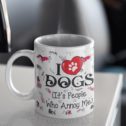I Love Dogs - Mug.