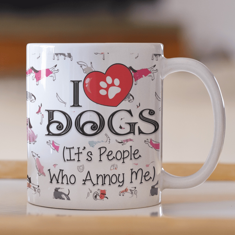 I Love Dogs - Mug.