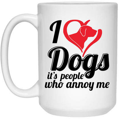 I Love Dogs - Mugs.