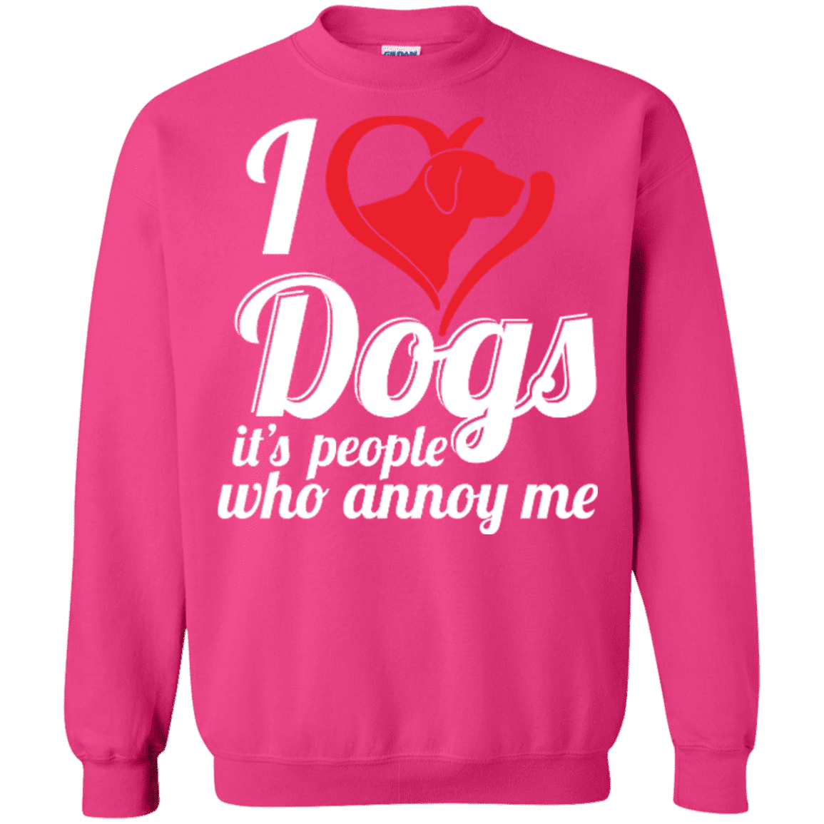 I Love Dogs - Sweatshirt.