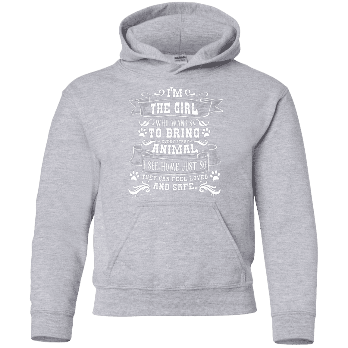 I'm The Girl - Youth Hoodie.