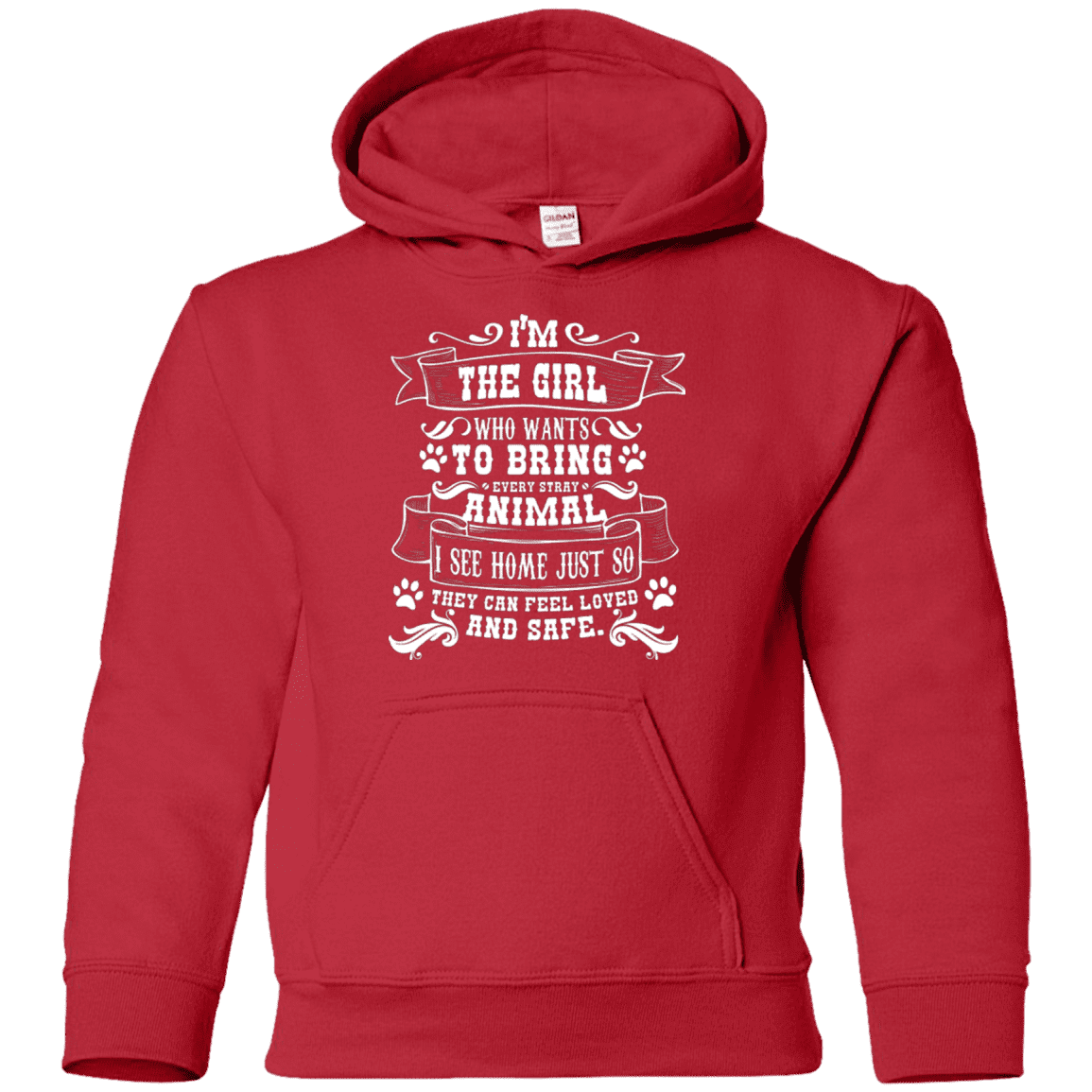 I'm The Girl - Youth Hoodie.