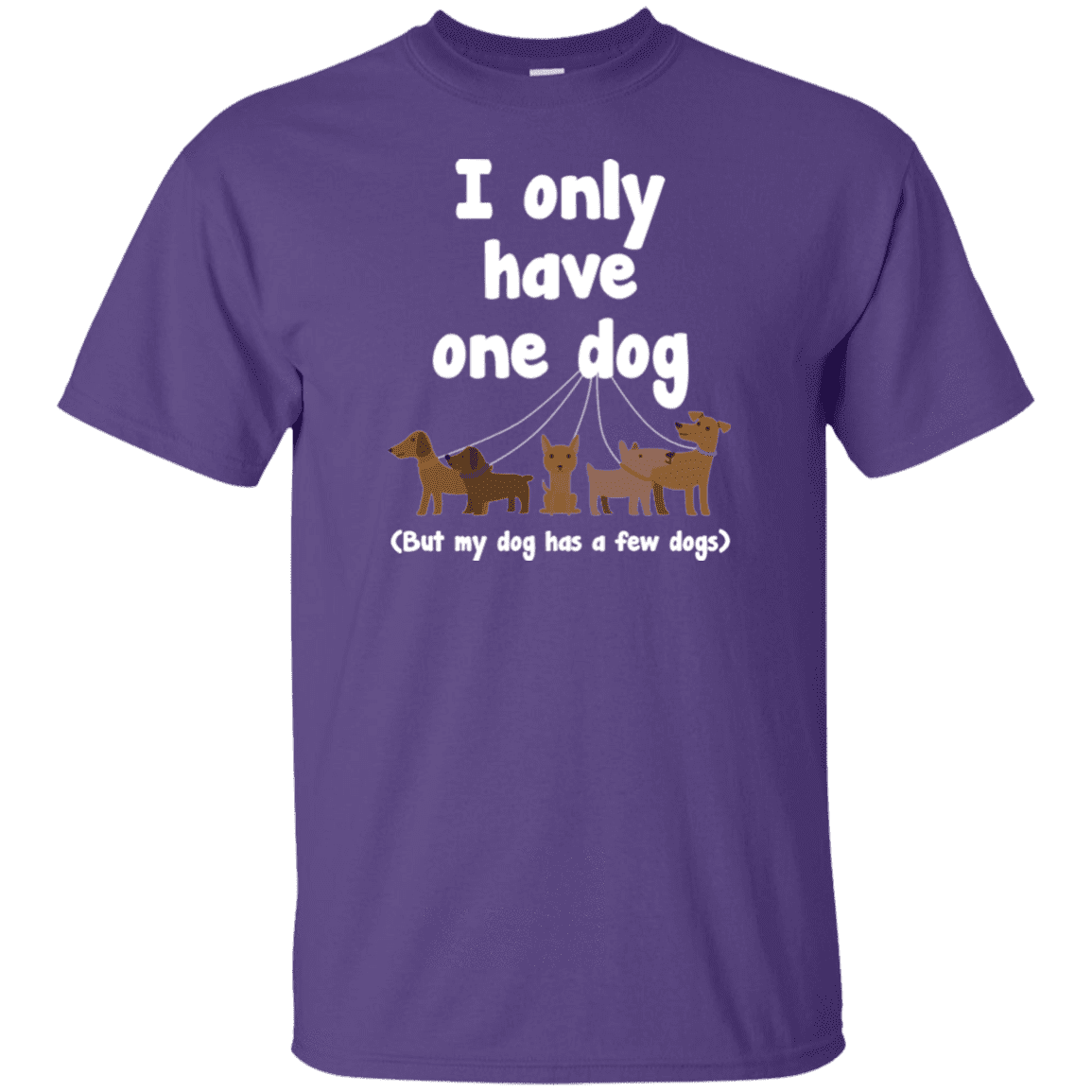 I Only Have 1 Dog - Youth T Shirt.