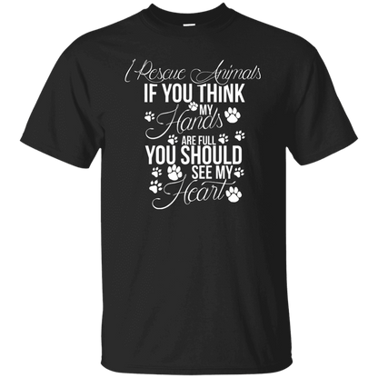 I Rescue Animals - T Shirt.