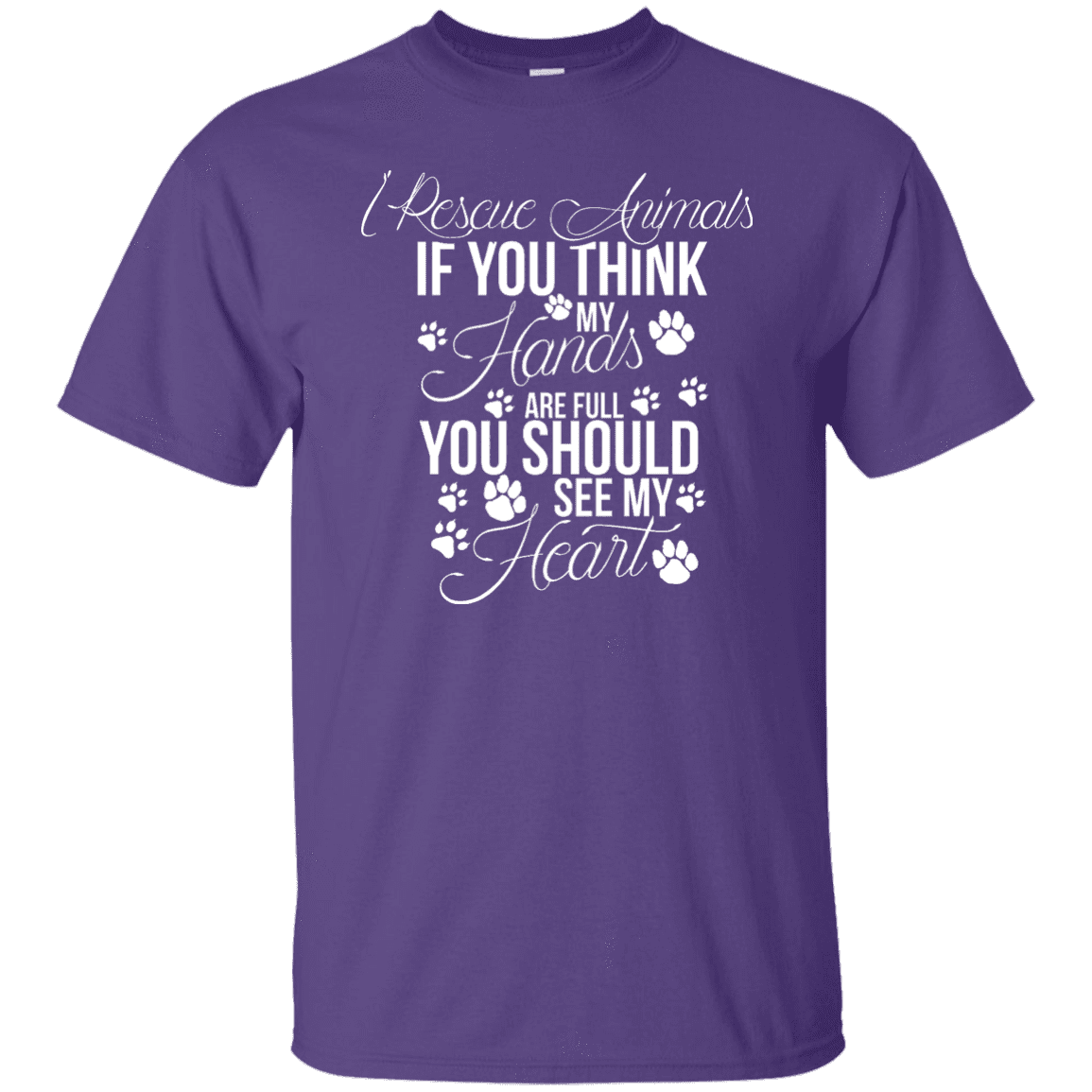 I Rescue Animals - T Shirt.