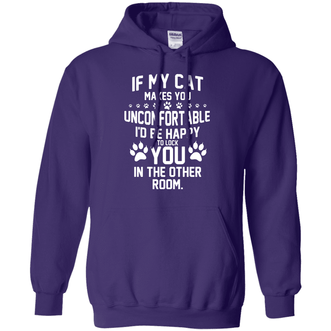 If My Cat Makes You Uncomfortable - Hoodie – Rescuers Club