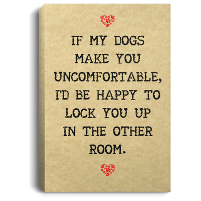 If My Dogs - Wall Canvas.