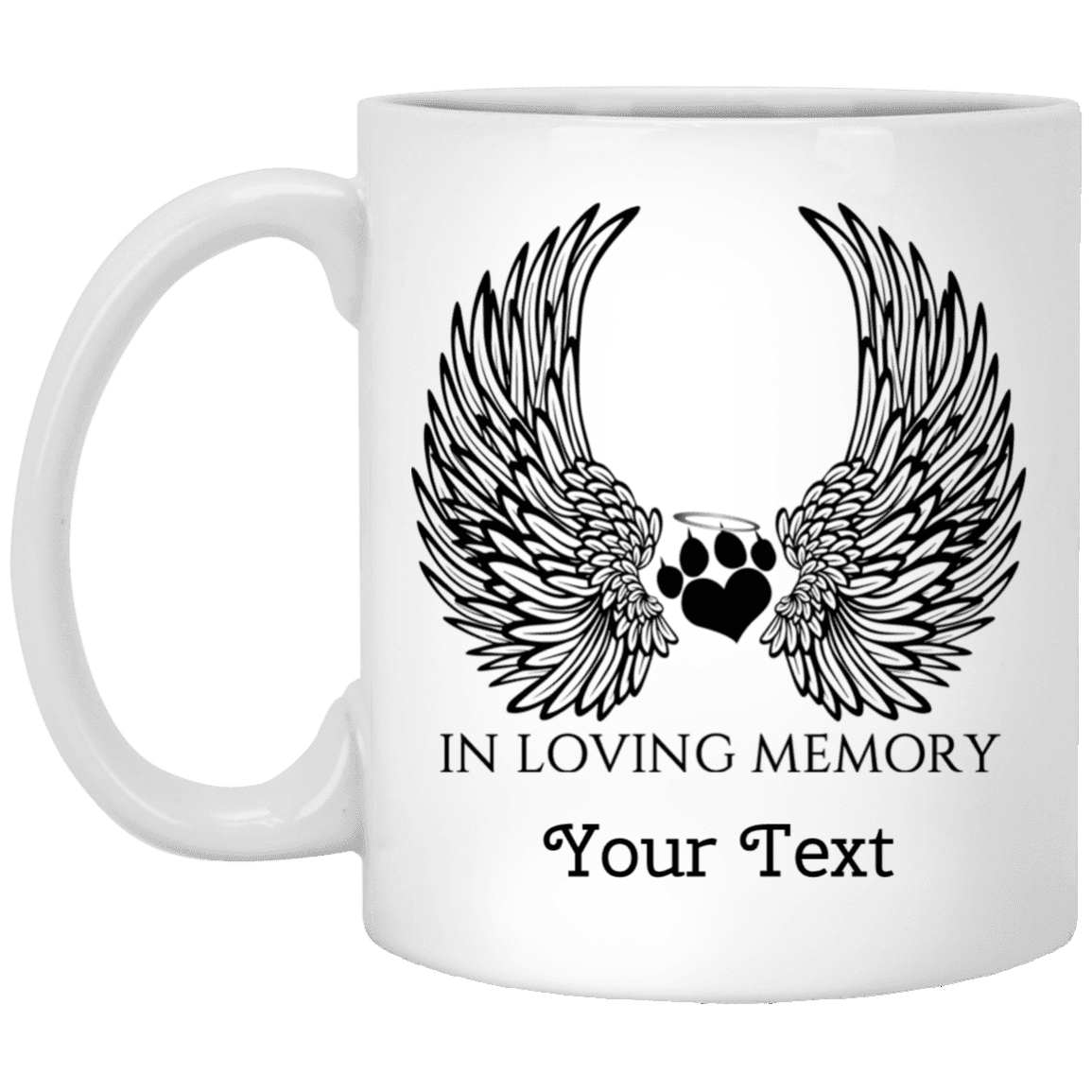In Loving Memory Cat - Personalized Mugs.