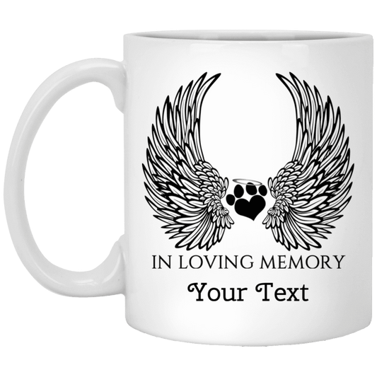 In Loving Memory Dog - Personalized Mugs.