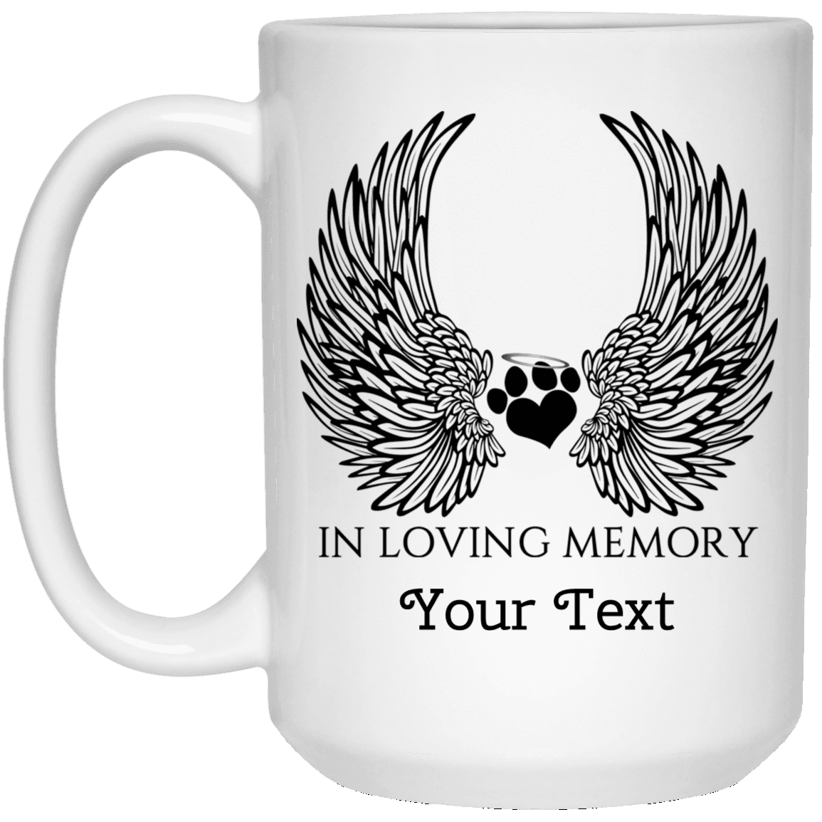 In Loving Memory Dog - Personalized Mugs.