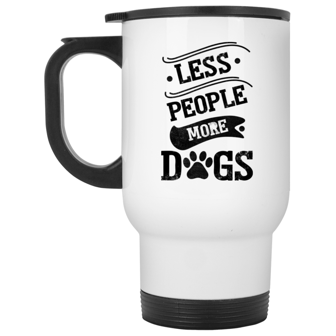 Less People More Dogs - Mugs.