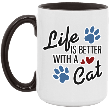 Life is Better with a Cat - Mugs.