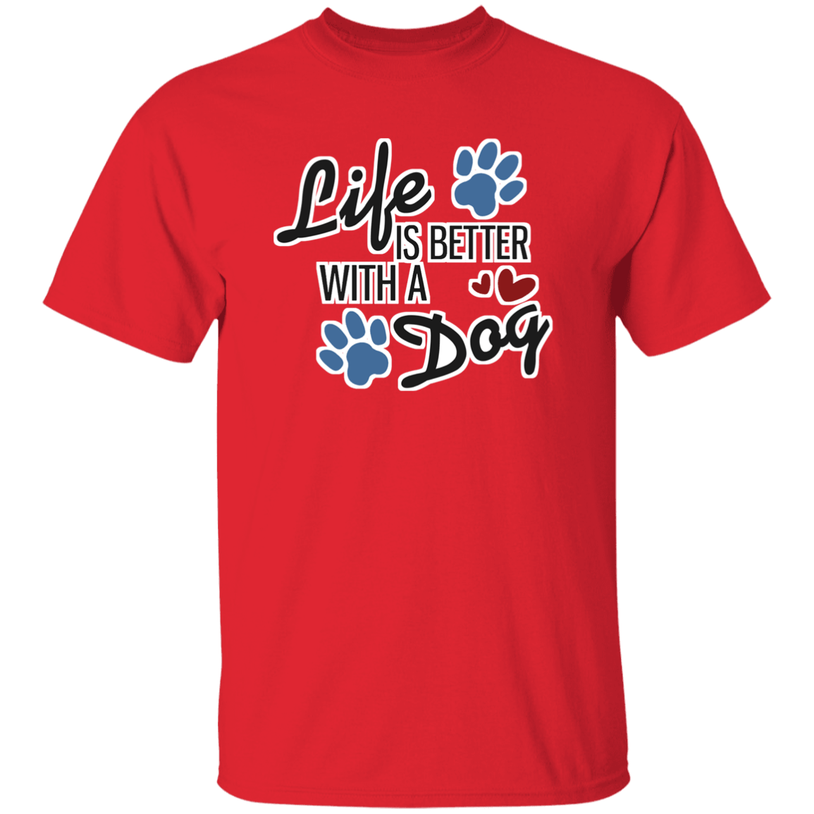 Life is Better with a Dog - Youth T-Shirt.