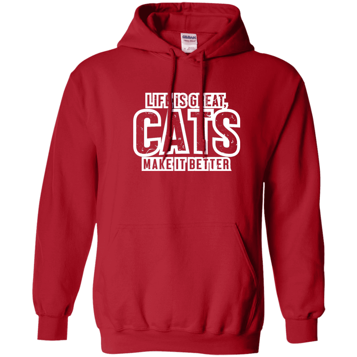Life Is Great Cats - Hoodie.