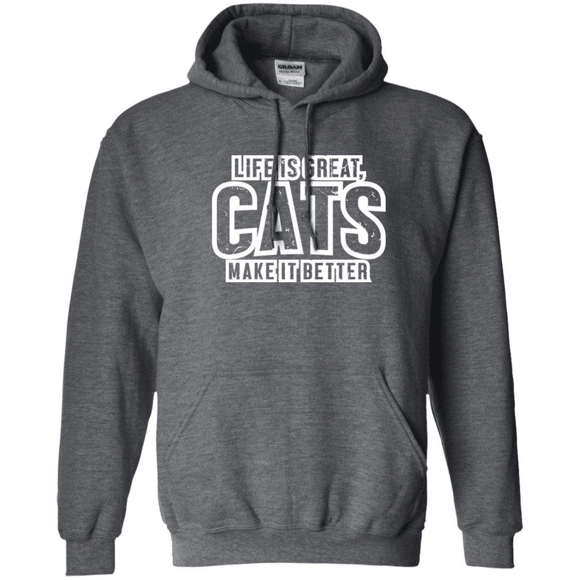 Life Is Great Cats - Hoodie.