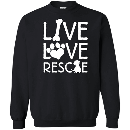 Live Love Rescue - Sweatshirt.