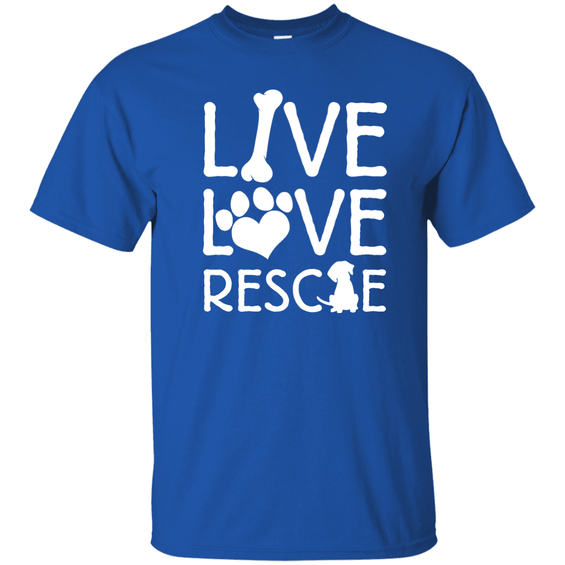 Live Love Rescue - T Shirt.