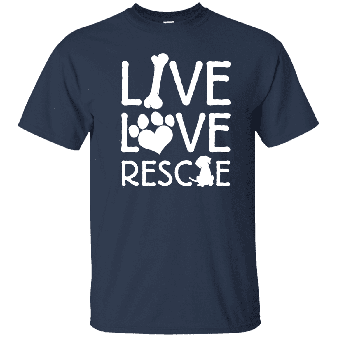 Live Love Rescue - T Shirt.