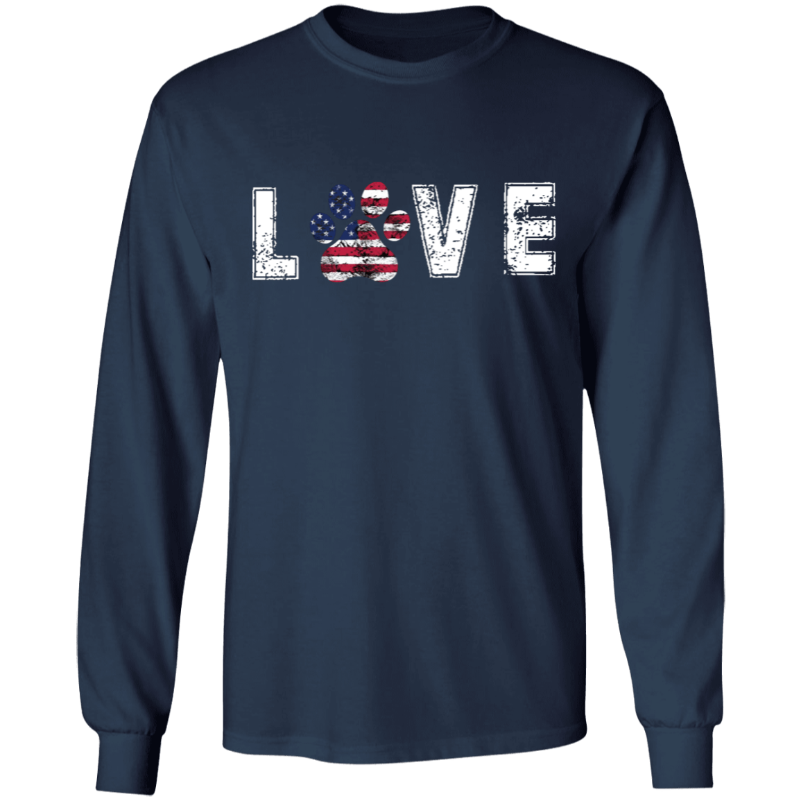 LOVE - Long Sleeve T Shirt Rescuers Club